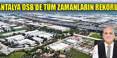 Antalya sanayicisi pandemiye rağmen durmadı