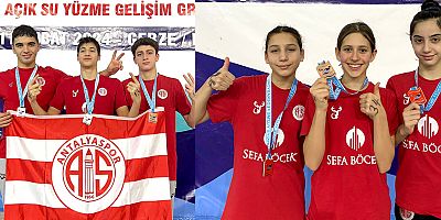 Antalyaspor Açık Su’dan 9 Madalya ve 1 Milli Takım Vizesi ile ayrıldı