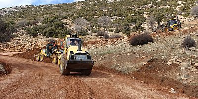 Bayındır Yayla Yolu ulaşıma elverişli hale getiriliyor