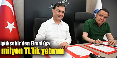 Büyükşehir’den Elmalı’ya 4 milyon TL’lik yatırım