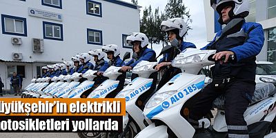 Büyükşehir’in elektrikli motosikletleri yollarda