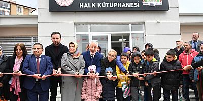 Davraz Mahallesi Halk Kütüphanesi açıldı