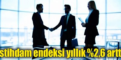 İstihdam endeksi yıllık %2