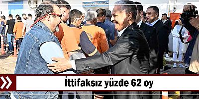 İttifaksız yüzde 62 oy