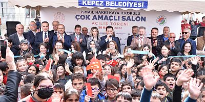 Kepez’den İsmail Hakkı Kaya İlkokulu’na Çok Amaçlı Salon