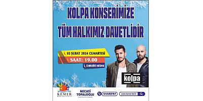 Kolpa Kemer’de konser verecek