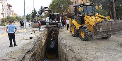 Korkuteli İstiklal Caddesi alt yapısı yenileniyor