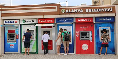 Modüler bankamatikler Alanya sokaklarında…