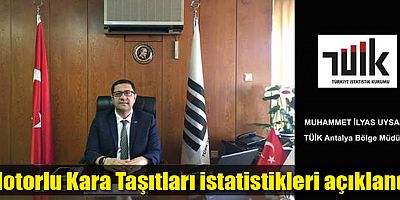 Motorlu Kara Taşıtları istatistikleri açıklandı