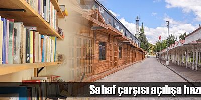 Sahaf çarşısı açılışa hazır