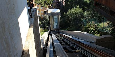 Türkbeleni’nde panoramik asansörler tamir ediliyor