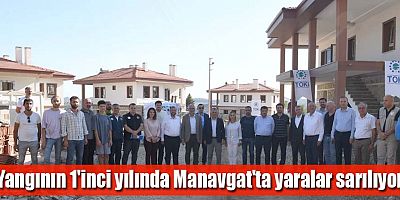 Yangının 1'inci yılında Manavgat'ta yaralar sarılıyor