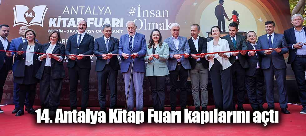 14. Antalya Kitap Fuarı kapılarını açtı