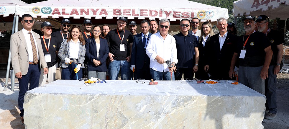 20. Uluslararası Alanya Taş Heykel Sempozyumu başladı