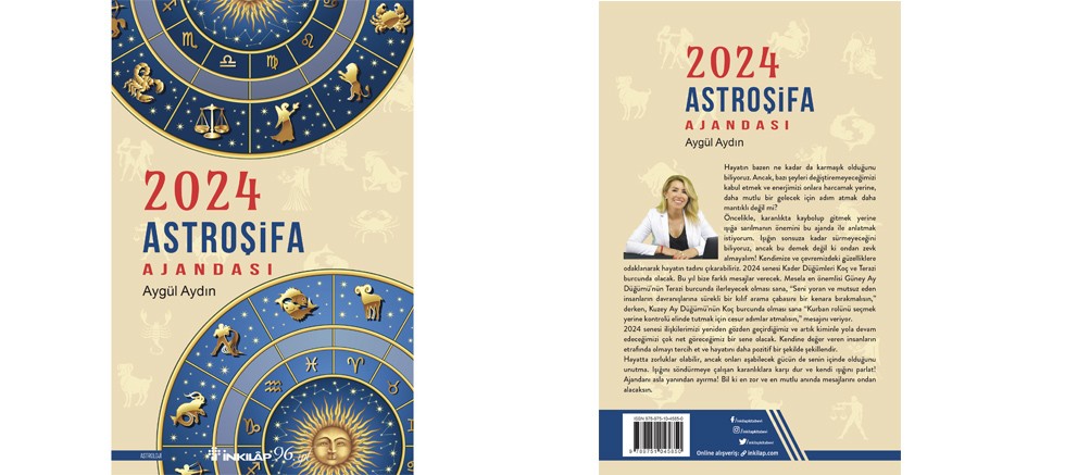 2024 Astroşifa Ajandası İnkılap Kitabevi'nden çıktı