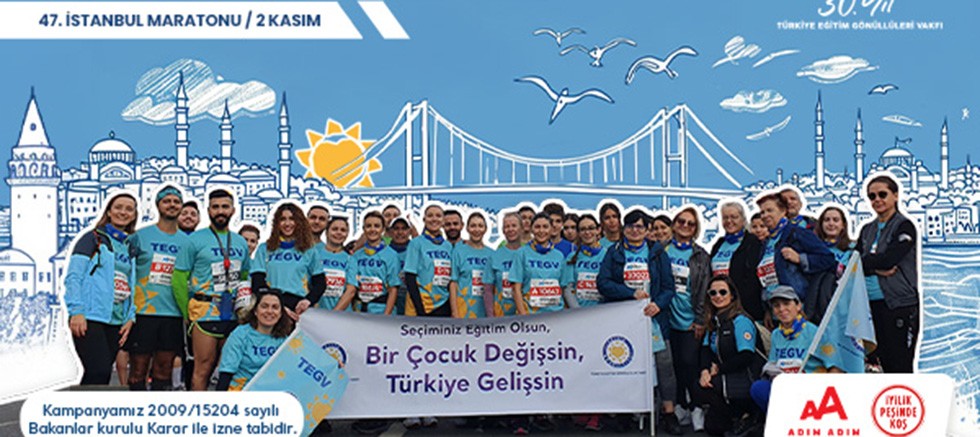 47. İstanbul Maratonu’nda TEGV koşucuları adımlarını çocuklar için atacak