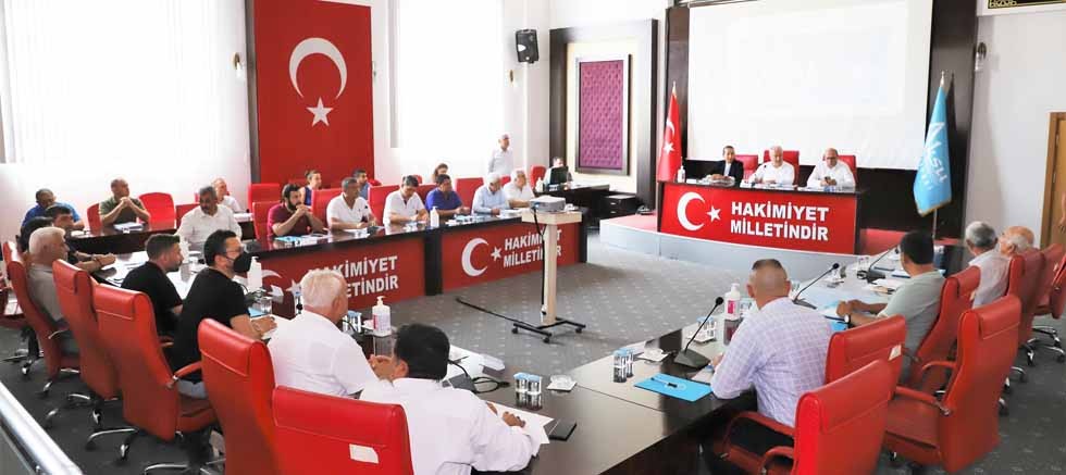 Aksu Belediyesi Ağustos ayı Meclis Toplantısı yapıldı