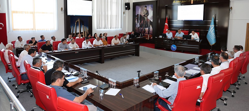 Aksu Belediyesi Haziran ayı Meclis toplantısı