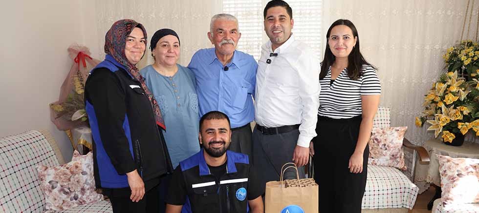 Aksu Belediyesi'nden gazilere ve gazi yakınlarına anlamlı ziyaret