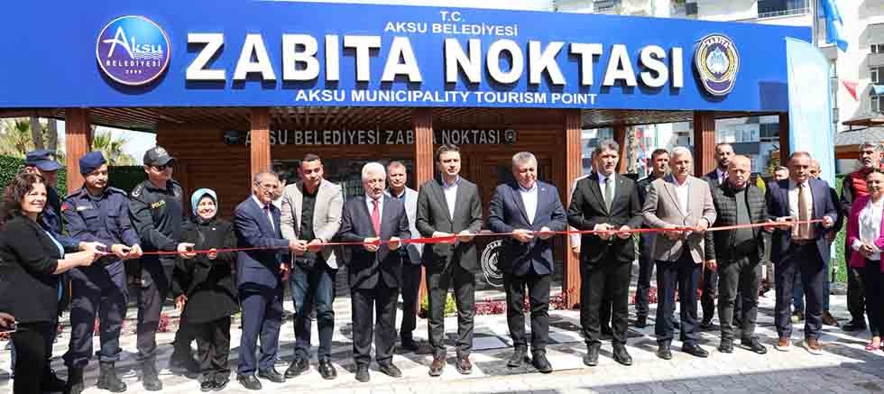 Aksu Belediyesi'nden Kemerağzı'na zabıta hizmet noktası