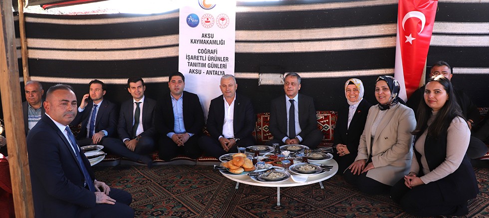 Aksu'da Coğrafi İşaretli Ürünler Yerli Malı Haftası'nda tanıtıldı