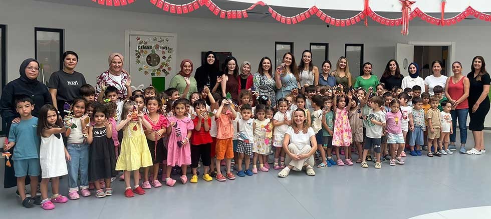 Alanya Belediyesi'nden minik öğrencilere geri dönüşüm eğitimi