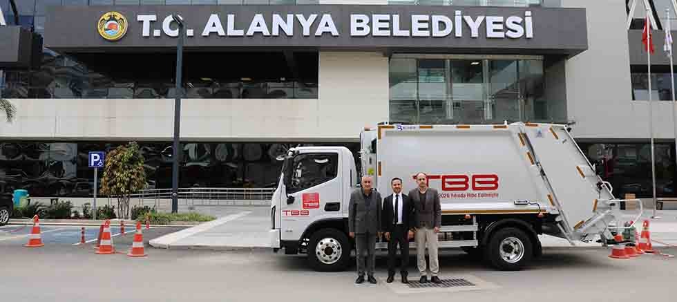Alanya Belediyesi'nin araç filosu güçlenmeye devam ediyor