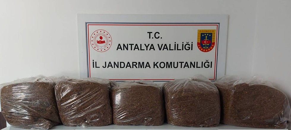 Alanya ve Demre İlçelerinde Kaçak Tütün Operasyonu