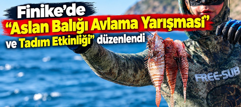 Antalya Büyükşehir Belediyesi istilacı deniz türlerine dikkat çekiyor