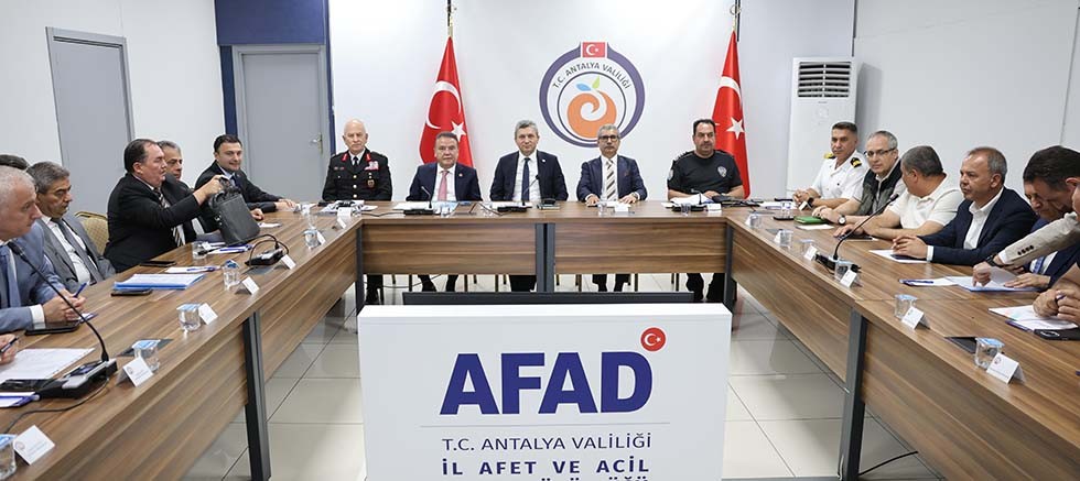 Antalya’da Turizm Güvenliği toplantısı 