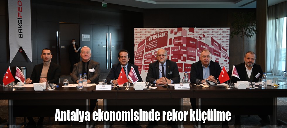 Antalya ekonomisinde rekor küçülme