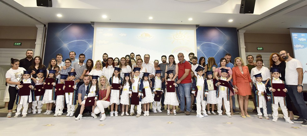 Antalya OSB Gündüz Bakımevi'nde mezuniyet sevinci