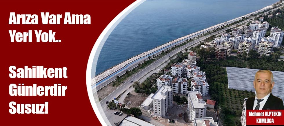 Arıza Var Ama Yeri Yok.. Sahilkent Günlerdir Susuz!