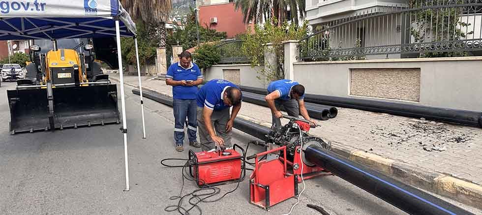 ASAT’tan Kemer Aslanbucak’a yeni içme suyu hattı