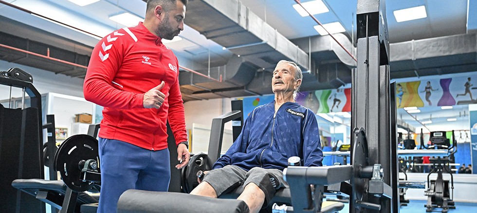 ASFİM’in spor tutkunu 86 yaşındaki delikanlısı  