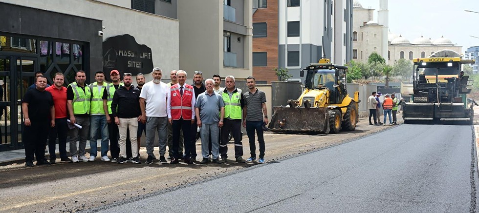 Başkan Kocagöz Çankaya’daki asfalt çalışmalarını yerinde inceledi