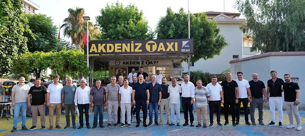 Başkan Kotan taksici esnafına konuk oldu