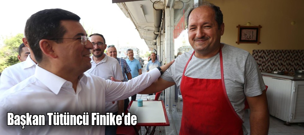 Başkan Tütüncü Finike’de