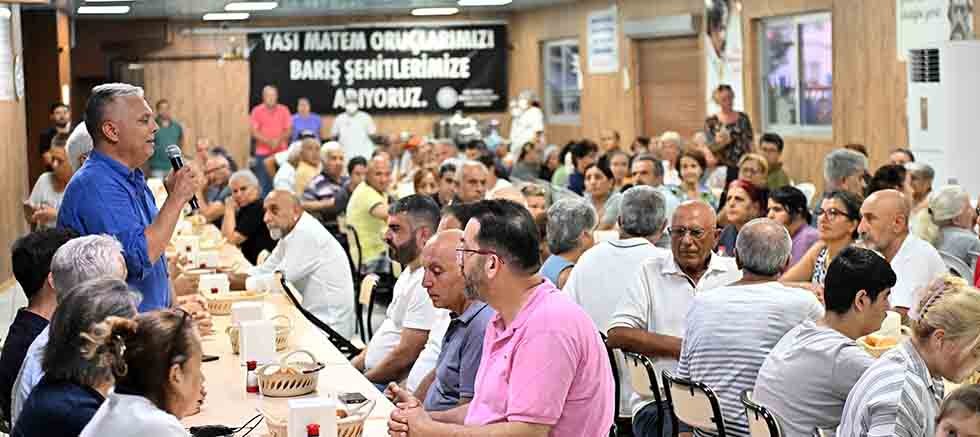 Başkan Uysal, “Biz her zaman mazlumun yanındayız”