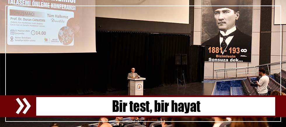 Bir test, bir hayat