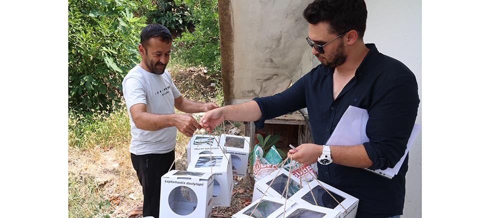 Büyükşehir’den 800 dekar araziye faydalı böcek desteği