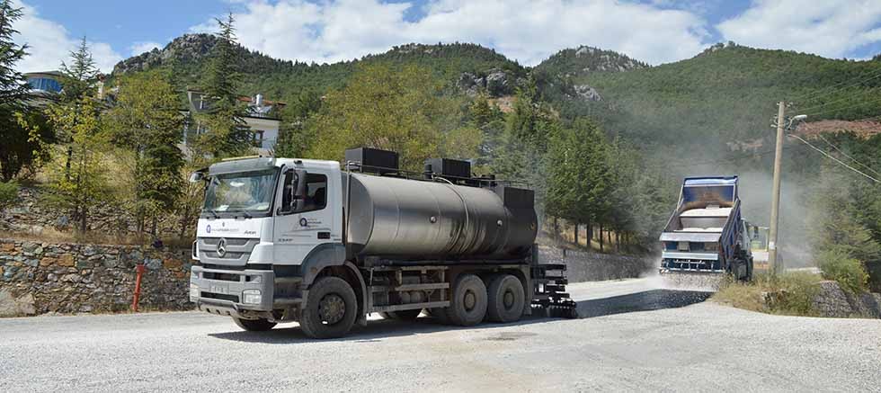 Büyükşehir’den Akseki’de asfalt çalışması