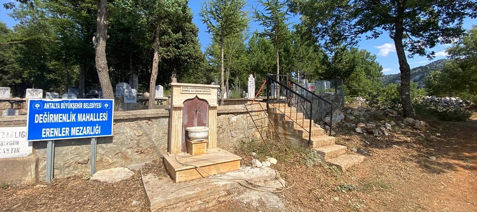 Büyükşehir’den Akseki mezarlıklarında kapsamlı çalışma 