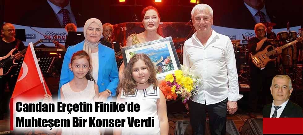 Candan Erçetin Finike’de Muhteşem Bir Konser Verdi