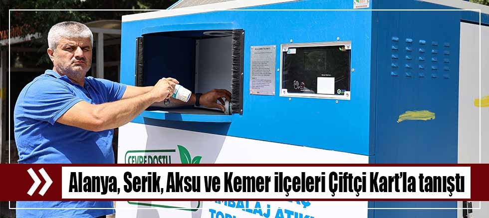 Çevre Dostu Çiftçi Kart projesi 4 ilçede daha hayata geçti