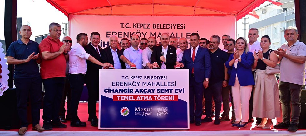 Cihangir Akçay Semt Evi’nin temeli törenle atıldı