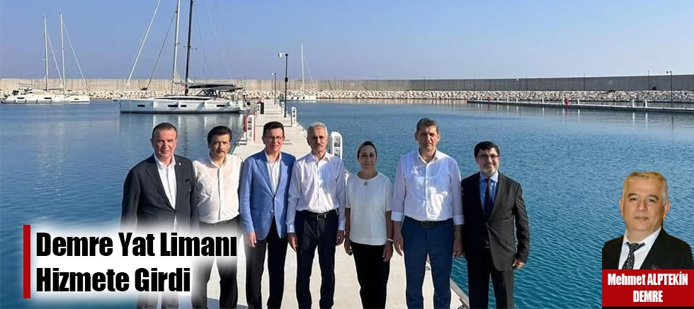 Demre Yat Limanı Hizmete Girdi