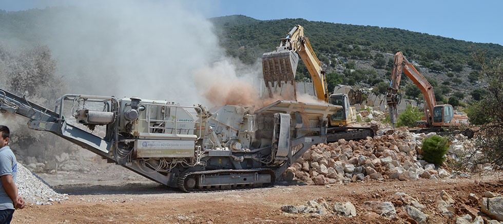 Demre Yatıkardıç Yayla Yolu Yenileniyor