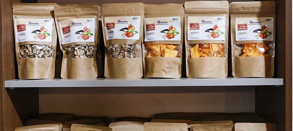 EKDAĞ’ın kurutma tesisinde üretilen ürünler fuarda tanıtıldı 