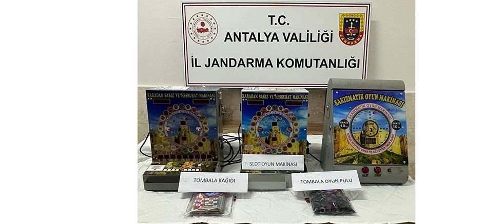 Elmalı ilçesinde Kumar Oynanması İçin Yer ve İmkan Sağlama 